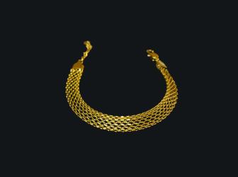 Bracelet en maille plaqué
